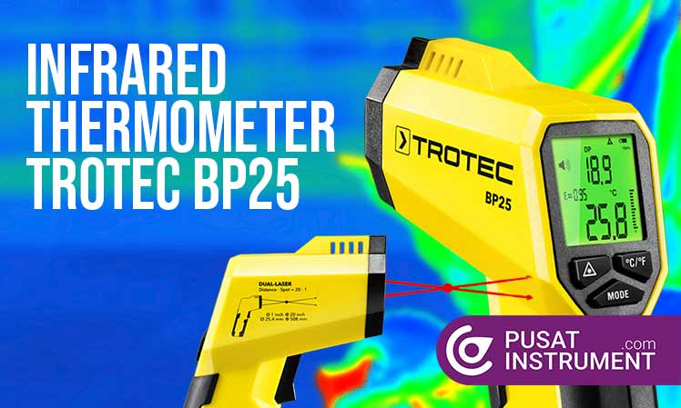 infrared thermometer trotec bp25