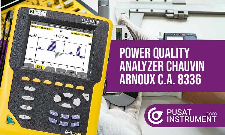 power quality analyzer chauvin arnoux c.a. 8336