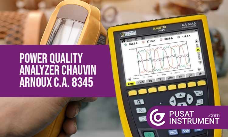 power quality analyzer chauvin arnoux c.a. 8345