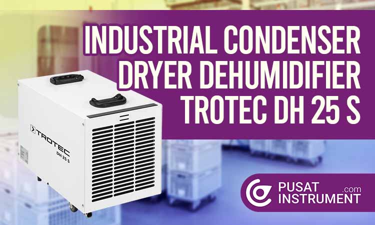 industrial condenser dryer dehumidifier trotec dh 25 s